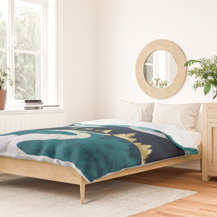 Winter River Duvet Cover Gallery Image 2