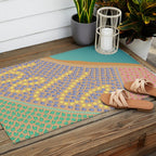 Bella / Beautiful Italy Beach Umbrellas - Aerial Italian Outdoor Rug Gallery Image 2