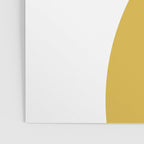 Minimalist Abstract Geometric in Mustard Yellow, Navy Blue, and White Poster Gallery Image 3