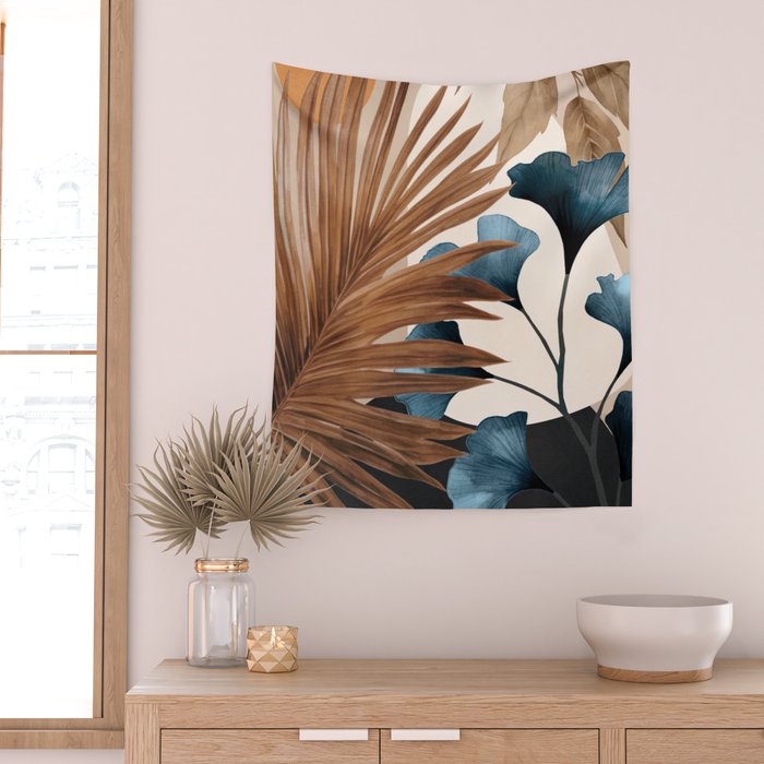 Abstract Tropical Art 18 Wall Tapestry Gallery Image 2