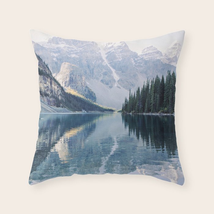 Alpine Sunrise Throw Pillow Gallery Image 1