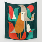 Flock of Birds Wall Tapestry Gallery Image 4