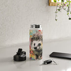 Colorful Hedgehoog Garden Indian Summer Flora And Wildlife Water Bottle Gallery Image 4
