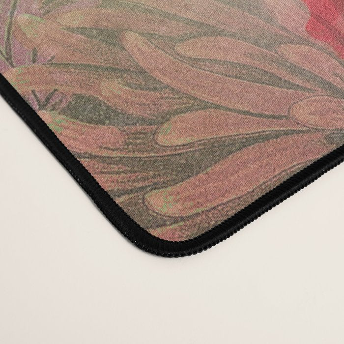 Colorful Hedgehoog Garden Indian Summer Flora And Wildlife Desk Mat Gallery Image 4