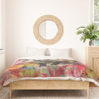 Colorful Hedgehoog Garden Indian Summer Flora And Wildlife Duvet Cover Gallery Image 3
