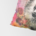 Colorful Hedgehoog Garden Indian Summer Flora And Wildlife Pillow Sham Gallery Image 4