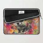 Colorful Hedgehoog Garden Indian Summer Flora And Wildlife Laptop Sleeve Gallery Image 2
