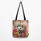 Colorful Hedgehoog Garden Indian Summer Flora And Wildlife Tote Bag Gallery Image 2