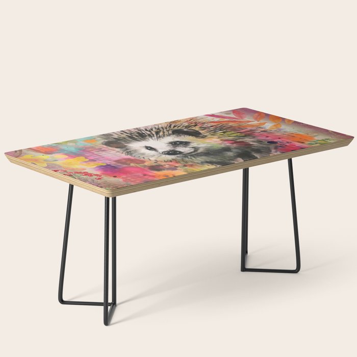Colorful Hedgehoog Garden Indian Summer Flora And Wildlife Coffee Table Gallery Image 1