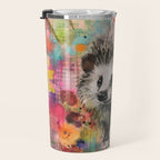 Colorful Hedgehoog Garden Indian Summer Flora And Wildlife Travel Mug Gallery Image 3