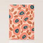 Textured Bold Flower - Peach Stationery Card Gallery Image 2