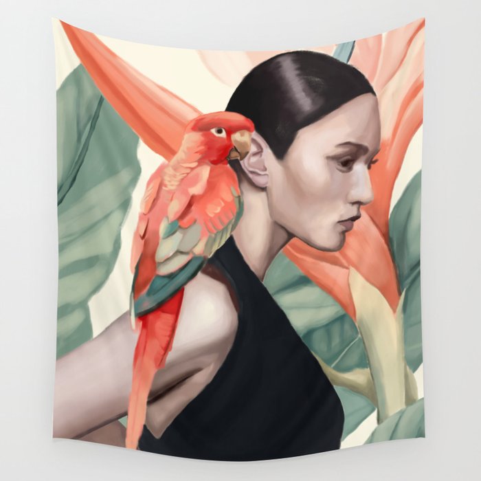 Tropic Song Wall Tapestry Gallery Image 1