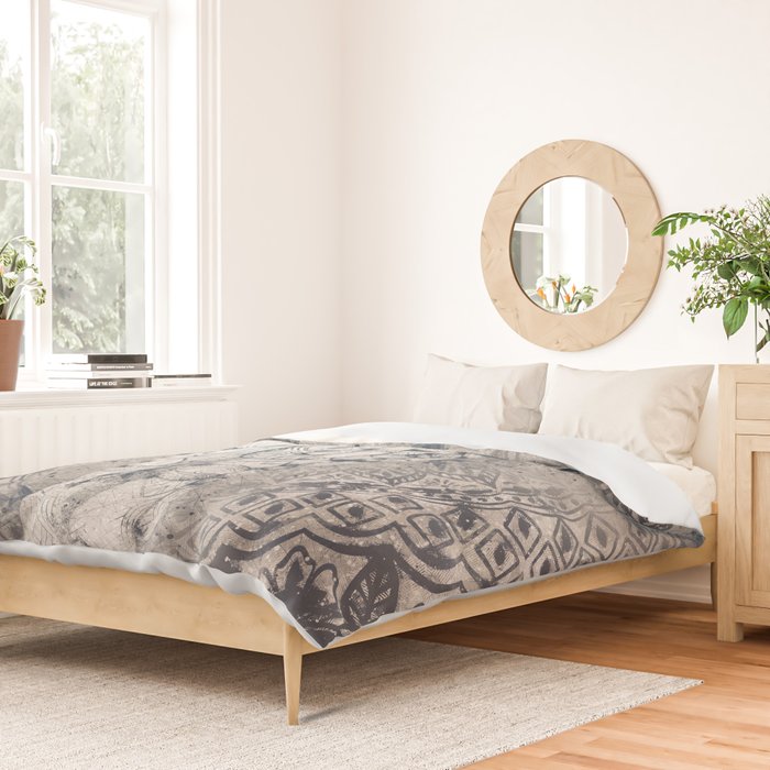 Indian Elephant Mandala Duvet Cover Gallery Image 2