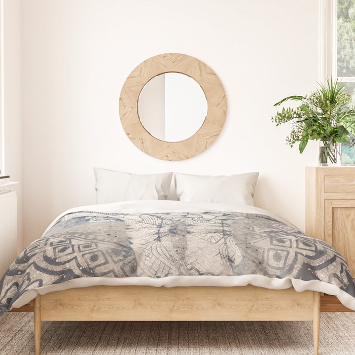 Indian Elephant Mandala Duvet Cover Gallery Image 3