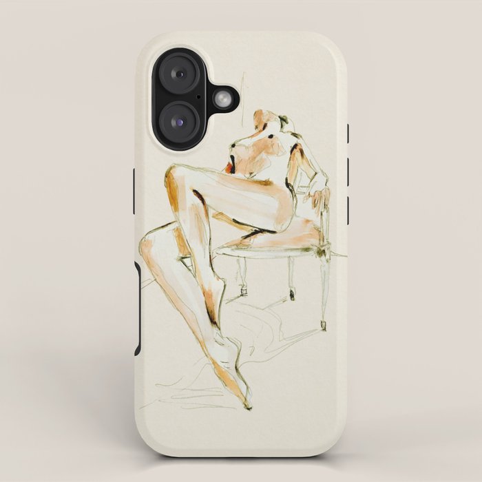 nude woman 2 iPhone Case Gallery Image 1