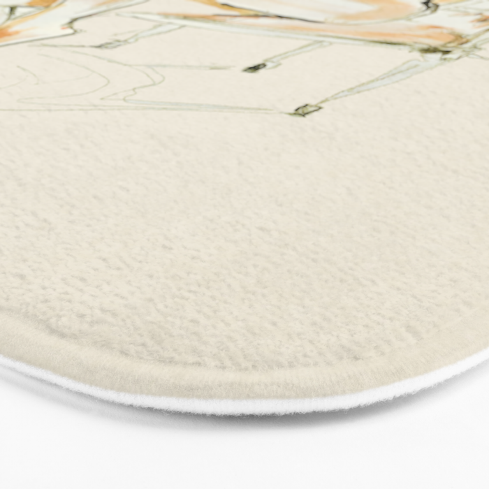 nude woman 2 Bath Mat Gallery Image 3