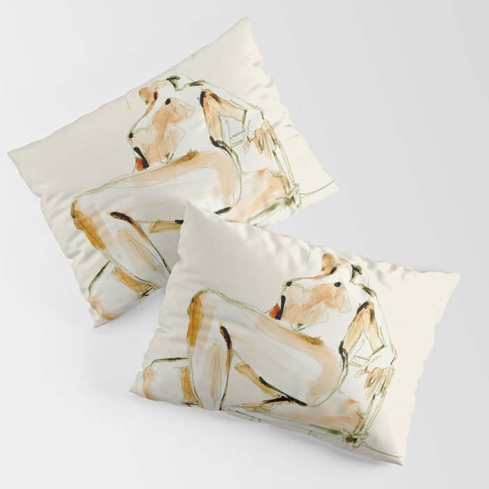 nude woman 2 Pillow Sham Gallery Image 3
