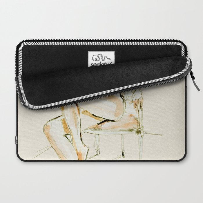 nude woman 2 Laptop Sleeve Gallery Image 2