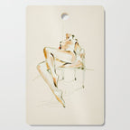 nude woman 2 Cutting Board Gallery Image 1