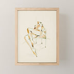 nude woman 2 Mini Art Print Gallery Image 1