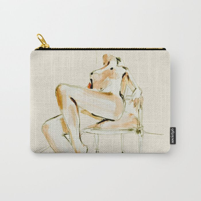 nude woman 2 Carry All Pouch Gallery Image 1