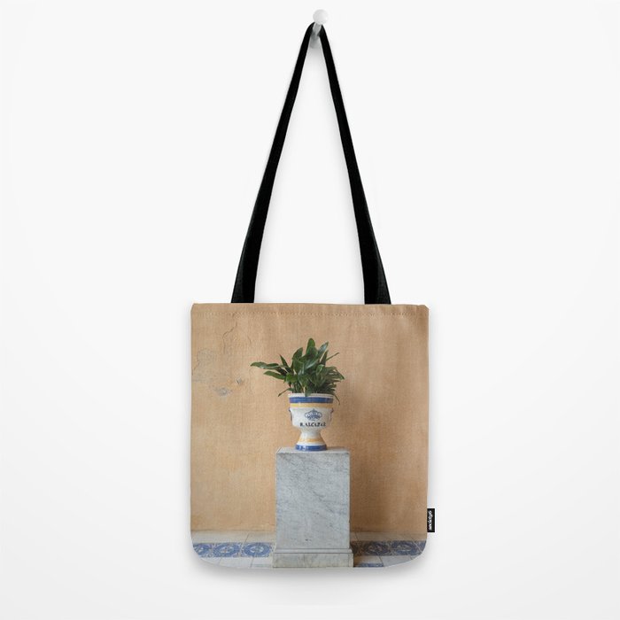 Seville Architecture with Greenery Minimalist Travel Photography Tote Bag Gallery Image 2
