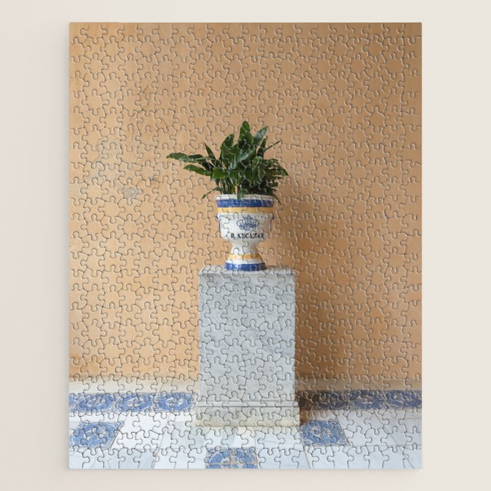 Seville Architecture with Greenery Minimalist Travel Photography Jigsaw Puzzle Gallery Image 1