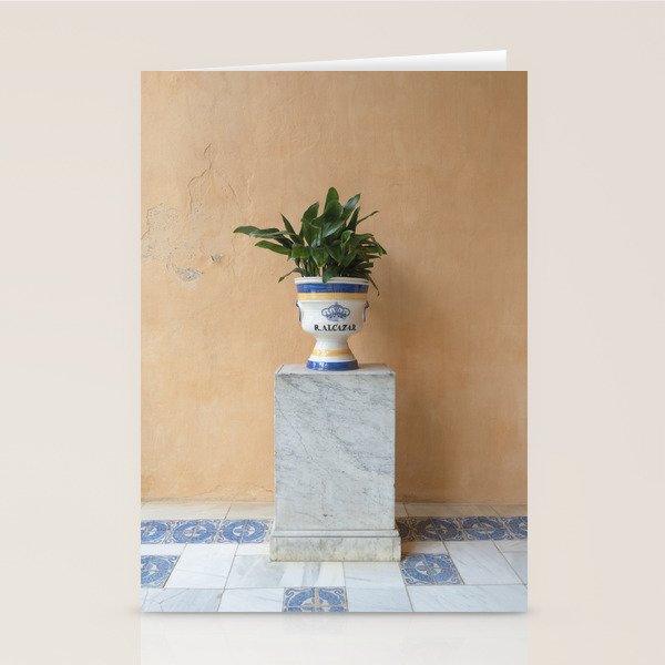 Seville Architecture with Greenery Minimalist Travel Photography Stationery Card Gallery Image 1