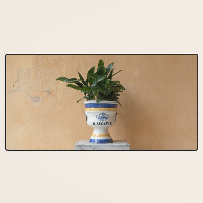 Seville Architecture with Greenery Minimalist Travel Photography Desk Mat Gallery Image 3