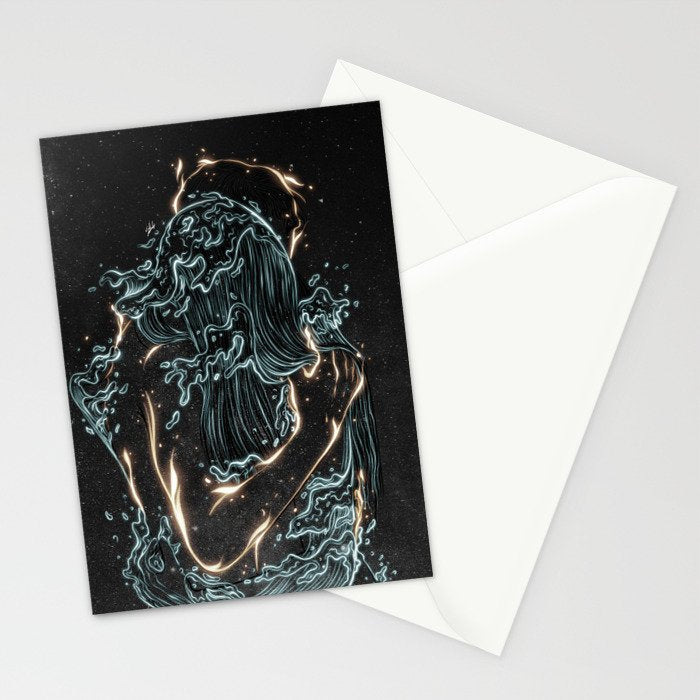 Water and fire. Stationery Card Gallery Image 2