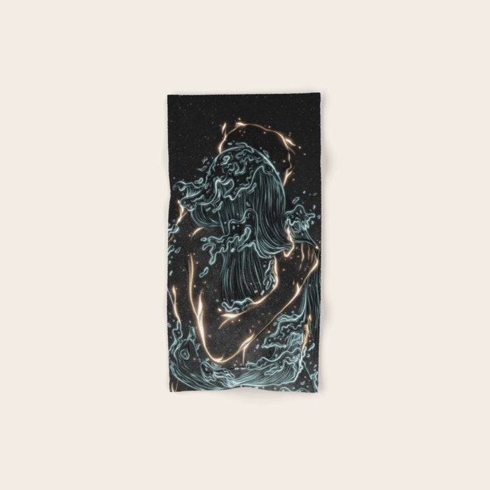 Water and fire. Bath Towel Gallery Image 1