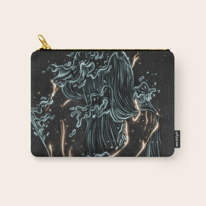 Water and fire. Carry All Pouch Gallery Image 1
