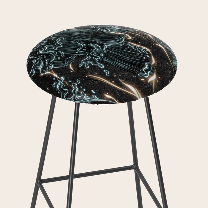 Water and fire. Stool Gallery Image 2