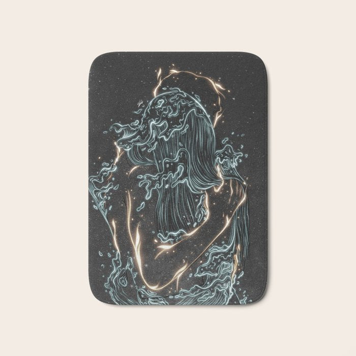 Water and fire. Bath Mat Gallery Image 1