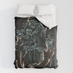 Water and fire. Duvet Cover Gallery Image 6