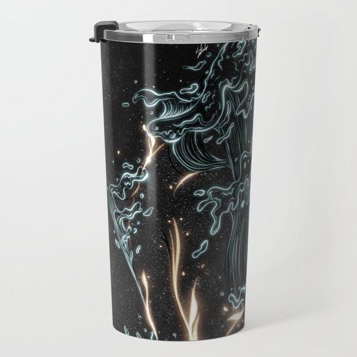 Water and fire. Travel Mug Gallery Image 3