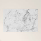 White Marble Welcome Mat Gallery Image 1