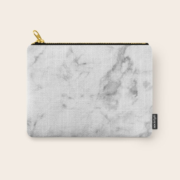 White Marble Carry All Pouch Gallery Image 1