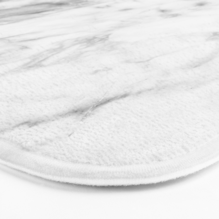 White Marble Bath Mat Gallery Image 3