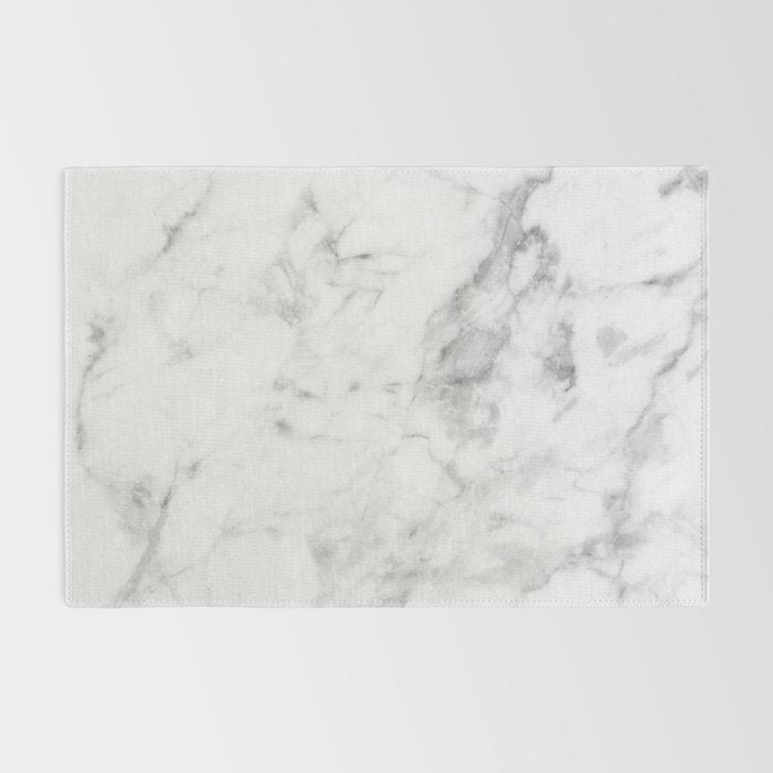 White Marble Rug Gallery Image 2