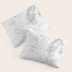 White Marble Pillow Sham Gallery Image 3