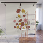 Colorful Poppy Flowers Wall Mural Gallery Image 1