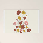 Colorful Poppy Flowers Welcome Mat Gallery Image 1