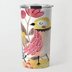 Little Birdy on a Log Travel Mug Gallery Image 1