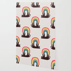 Cat with rainbow Wallpaper Gallery Image 2