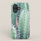 Cactus Up Close #society6 #decor #buyart iPhone Case Gallery Image 1
