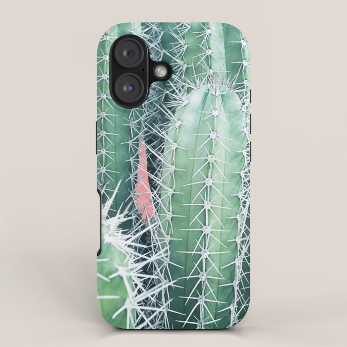 Cactus Up Close #society6 #decor #buyart iPhone Case Gallery Image 1