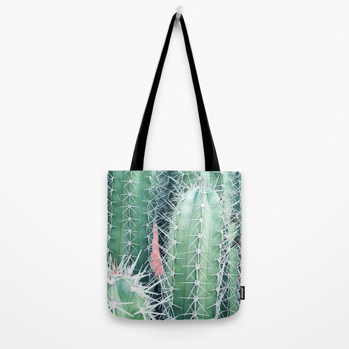Cactus Up Close #society6 #decor #buyart Tote Bag Gallery Image 2
