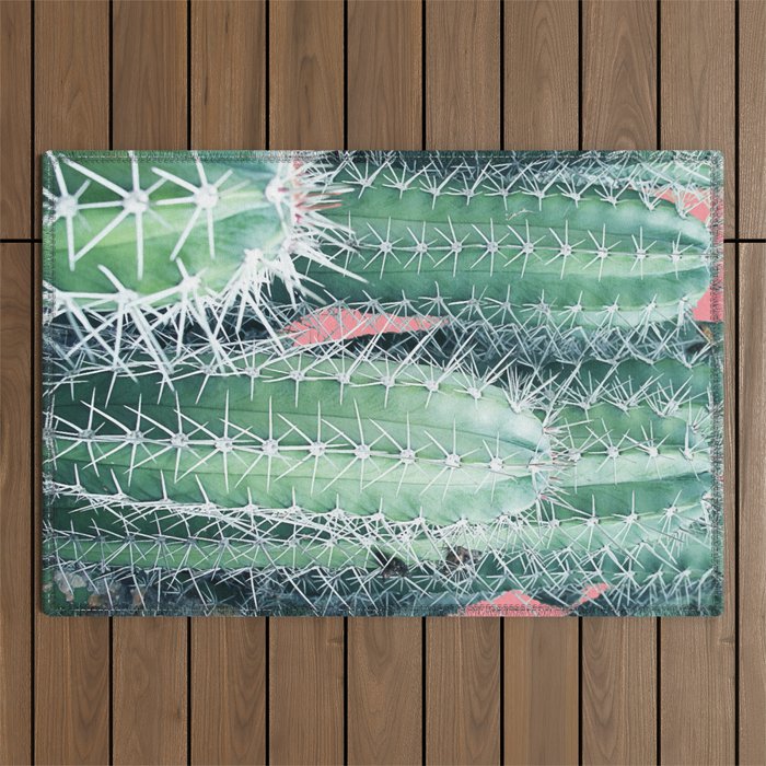 Cactus Up Close #society6 #decor #buyart Outdoor Rug Gallery Image 1