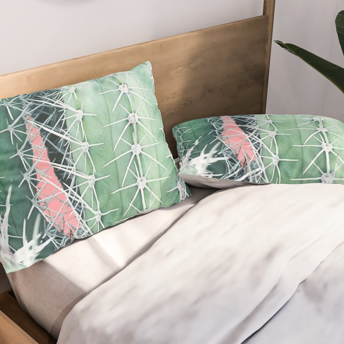 Cactus Up Close #society6 #decor #buyart Pillow Sham Gallery Image 2